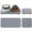 Light Grey, variant on Senya 4 Set Stone Drying Tray, Water Absorbent Diatomite Stone Tray for Sink,Fast Drying Sink Caddy