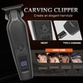 thumbnail image 2 of LQT Professional 5 in 1 Hair Clippers for Men, Zero Gap T-Blade Trimmer, Beard Trimmer, Electric Shaver, Nose Trimmer, Cordless Rechargeable Barber Kit with LED Display, USB Charging, Gift for men, 2 of 7