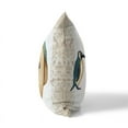 thumbnail image 2 of Floral Penguinscape Indoor/Outdoor Pillow in Blue 26 x 26, 2 of 6