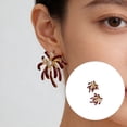 thumbnail image 2 of BQBQERT Pyrotechnics Earrings Alloy Crafted Comfortable Wear For Casual Outings And Evening Event, 2 of 8