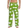 thumbnail image 2 of Goofa Funny Sheep Doing Yoga Printed Soft Pajama Pants for Men, Wide Leg Comfy Casual Lounge Yoga Pants-Medium, 2 of 9