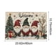 thumbnail image 3 of Felpudo de cocina navideño | Alfombra absorbente antideslizante de 40 x 60 cm | Felpudo de poliéster para entrada, baño y decoración de interiores, 3 of 5