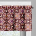 thumbnail image 3 of Ambesonne Tribal Window Valance, Ornamental Floral Swirls, 54" X 18", Multicolor, 3 of 5