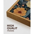 thumbnail image 5 of Drsoum Flower wall Art Floral Wildflowers Decor for Bedroom living Room 11x14in3pcs Natural Framed, 5 of 5