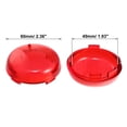 thumbnail image 3 of Unique Bargains 4pcs Amber Red Motorcycle Turn Signal Light Lens Covers Front Rear for Harley Davidson Sportster Softail Road King, 3 of 6