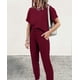 thumbnail image 3 of Conjunto Deportivo PRETTYGARDEN 2 Piezas para Mujer Color Vino Talla S, 3 of 6