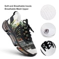 thumbnail image 4 of Spring Flower Truck Can (6) Walking Shoes for Men Woman Lightweight Tennis Fashion Elastic Sports Shoes Cushion Basketball Shoes, 4 of 7