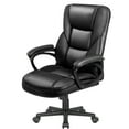 thumbnail image 4 of Furmax High-back Executive Office Chair with Lumbar Support Height Adjustable Swivel PU Leather Chair, Black, 4 of 7