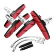 thumbnail image 6 of RUISINERY 2 Pair Bicycles Quiet Brake Pad Set Mountain Bike Brake Block Bike Wheel Brake Pad with Bend Pipe & Rubber Sleeve, 6 of 7