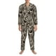thumbnail image 3 of Balery Leopard And Zebra1 Pijama para Hombre de Dos Piezas con Manga Larga, Conjunto de Dormir y Descanso Suave con Bolsillos-Medium, 3 of 7