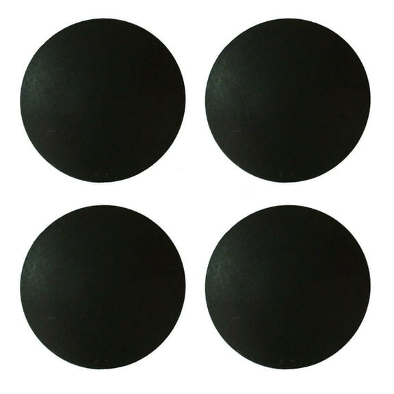 4x Rubber anti-skid pad-black