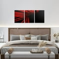 thumbnail image 2 of Erosebridal Black and Red Canvas Wall Art Set of 3, Geometric Line Wall Decor for Kitchen, 2 of 5