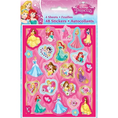 disney princess sticker sheets 4ct walmartcom