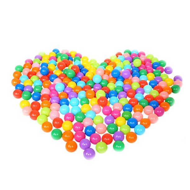 BESTONZON 100PCS Kids Ball Colorful Fun Plastic Ball Pit Balls for Babies Kids Children Birthday