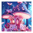 thumbnail image 1 of 5D Diamond Painting Set – Dreamy Landscape Painting, Adult Version, Fully Diamond DIY Art, Frameless., 1 of 8