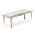 thumbnail image 4 of St. Charles Chenille Accent Bench - Dove Gray, 4 of 10