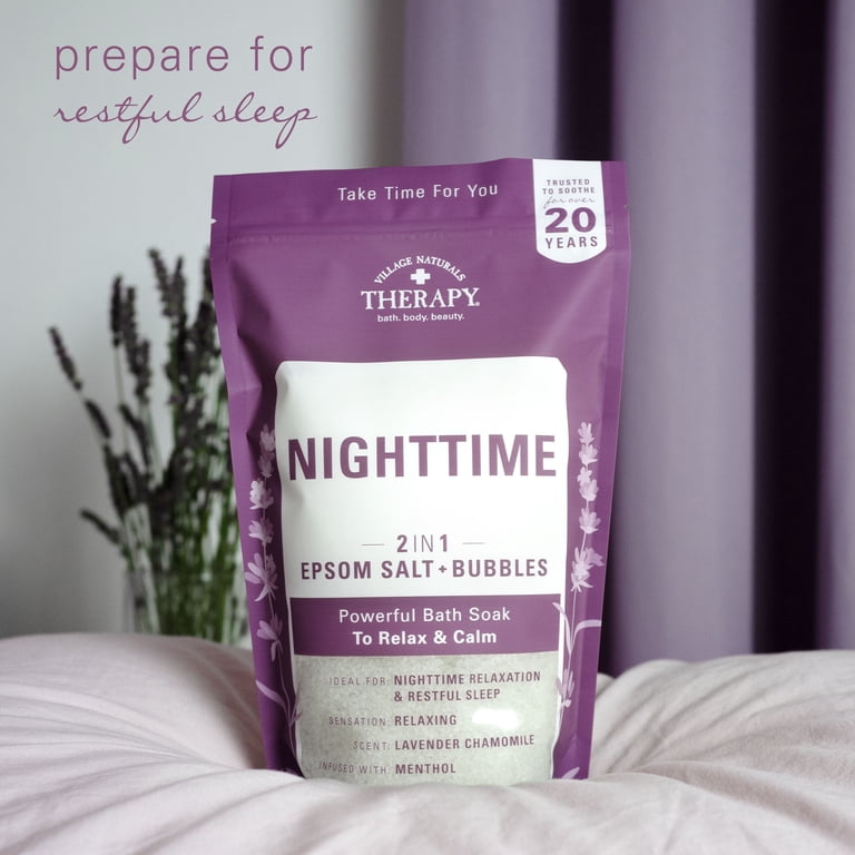 Village Naturals Therapy Nighttime Epsom Bath Soak photo 3