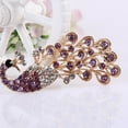 thumbnail image 4 of Xinyolin Brooch Pin Shiny Lovely Women Fashion Peacock Shape Collar, Pin for Wedding, 4 of 8