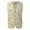 AB663 Khaki, variant on Bainana Mens Full Zip Cargo Vest Fashion Sleeveless Work Jackets Casual Hiking Fishing Occasion Pocket Vest Khaki Size Xl