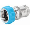 thumbnail image 1 of Camco Flow Stainless-Steel Regulator, Protects RV Plumbing High Pressure Water, Compatible with 3/4" Garden Hose Threads, 40054, 1 of 17