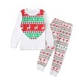 thumbnail image 2 of LSLJS Ensemble de Pyjamas pour Tout-Petits Garçons Filles, T-Shirt à Imprimé de Renne de Noël Hauts+pantalons, Ensembles de Tenues, Pyjamas pour Bébé ( Blanc, 1-2 Ans ), 2 of 8