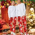 thumbnail image 3 of Christmas Pajama Pants Women Men Matching Xmas Pjs Pants Pajama Bottom Couples Lounge Sleepwear Costume Christmas Gifts, 3 of 8