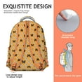 thumbnail image 5 of Butterfly Print Bookbag for Women - Trendy Backpack with Padded Laptop Sleeve, Organizational Pockets, Comfortable Straps, 5 of 6