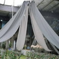 thumbnail image 5 of Efavormart 40FT Fire Retardant Silver Sheer Voil Curtain Panel Backdrop - Premium Collection, 5 of 8