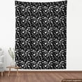 thumbnail image 4 of Ambesonne Animals Fabric by the Yard Upholstery, Funny Surreal Silhouettes, 5 Yards, Charcoal Grey and White, 4 of 5