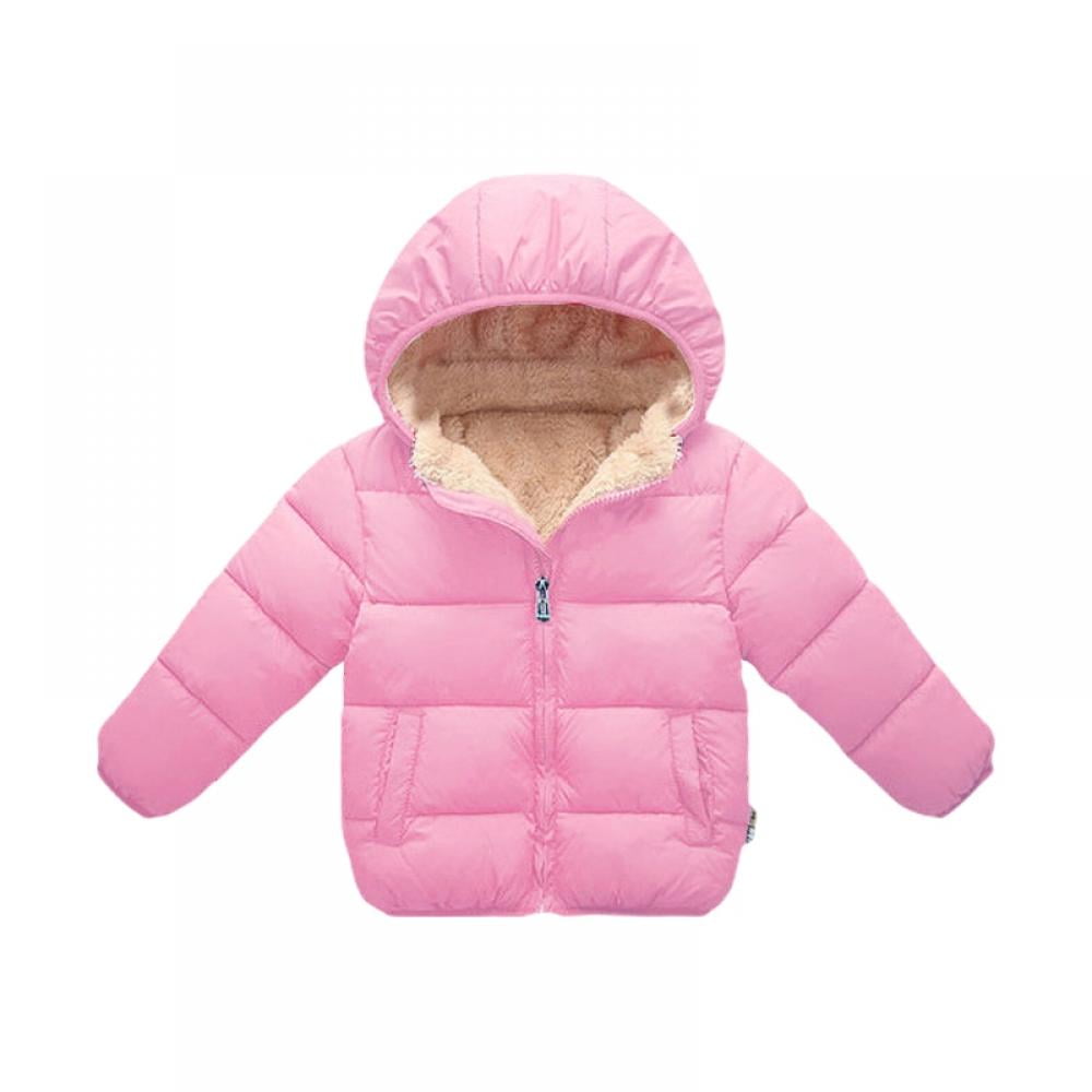 Winter Coats for Baby Boys Grils Down Puffer Hooded Windproof Jacket 