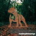 thumbnail image 2 of Handmadetneonsign American Pit Bul Dog Rusty Metal Stake, Dog Rusty Memorial Stake, Garden Stake 72180, 2 of 5