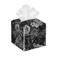 thumbnail image 1 of Balery Black Cats In A Garden Porta Pañuelos de Cuero con Estampado – Funda Moderna Cuadrada para Caja de Pañuelos, Dispensador 5x5x5'', 1 of 7