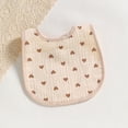 thumbnail image 2 of Juego de 4 unidades, bebé con broches ajustables, algodón suave y baberos absorbentes, 2 of 5