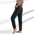 thumbnail image 4 of WULMLEO Stretch Active Pants for Women Over 50 - Women's Ultra Stretch Ice Silk Quick Drying Comfort Casual Pants Over 50 Dark Gray XL, 4 of 6