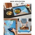 thumbnail image 5 of Large Induction Cooktop Protector Mat Coastal Christmas Stove Top Covers for Electric Stove, Snowman Xmas Balls Star Beach Holiday Decorative Stove Burner Cover Mats, Glass Top Stove Cover, 5 of 7