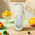 thumbnail image 4 of Portable Rechargeable Mini Blender - 2 Lids Travel Juicer with Straw & Stirring Function, USB Charged Personal Smoothie Maker, Compact Blender for Shakes Smoothies On-the-Go, 4 of 5