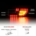 thumbnail image 3 of Geelife For Toyota Base LE XLE XRS S Black LED Rear Brake Tail Lights Trunk 4PC, 3 of 9