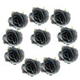 thumbnail image 1 of 10pcs 5cm Cabeza de de seda artificial para la decoración de la boda Rojo purpúreo Gris Sunnimix Cabezas de flores artificiales, 1 of 8