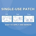 thumbnail image 5 of HealthWise 4% Lidocaine + 1% Menthol Pain Relief Patch | Maximum OTC Strength Lidocaine | 5-Count | 3.93” x 5.51” | Soothes Minor Aches and Pains | Topical Anesthetic + Analgesic | Easy to Apply, 5 of 8