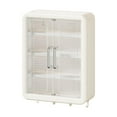 thumbnail image 1 of Mueble de baño con estantes ajustables para montar en la pared sobre el inodoro, organizador de baño, estante de almacenamiento para sala de estar, 1 of 8