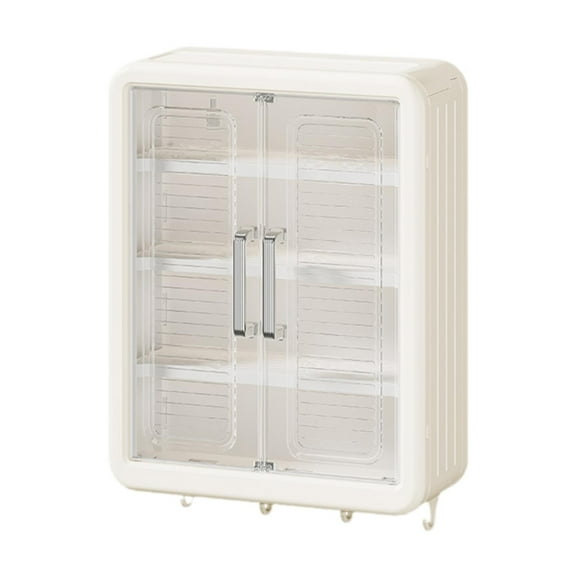 jicheng Bathroom Cabinet Wall Mount Bathroom Makeup Organizer for Kitchen Home Decor