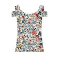 thumbnail image 5 of Women Fashion Tops White Ladies Tops And Blouses Short Sleeve Shirts for Women Graphic Tees, 5 of 5