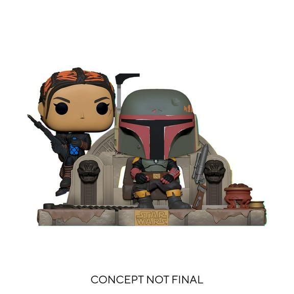Open Box Funko Pop! Moment: Mandalorian - Boba Fett & Fennec Shand Vinyl Bobblehead