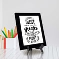 thumbnail image 4 of What's Inside of You Is Greater Than What's In Front of You, Black Frame 8x10 Decorative Wall Plaque (Full Color), 4 of 7