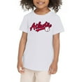 thumbnail image 3 of Kiijoy Infant Girl's T-Shirt Boston Print Short Sleeved T Shirt Baseball Casual Tshirt, 3 of 3