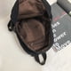 thumbnail image 5 of Bolso Mochila pequeña de color sólido de estilo preppy para mujer, mochila escolar de lona de viaje, mochilas, 5 of 8