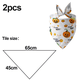 thumbnail image 2 of Pañuelos para perros de Halloween, paquete de 2, bufandas triangulares reversibles para mascotas, tela duradera, ajuste ajustable Adepaton Ropa para Perro, 2 of 5