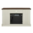 thumbnail image 6 of Mainstays Farmhouse Fireplace TV Stand for TVs up to 55", off White/Walnut, 6 of 13