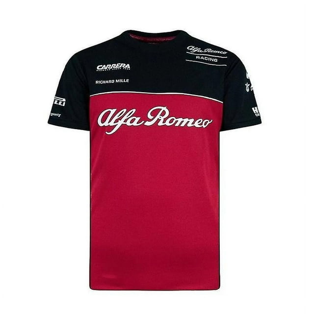 Alfa Romeo Team-f1 T-shirt Summer Men's And Women's Racing Suit Extreme Competition Breathable Plus Size T-shirt-SinKeeU