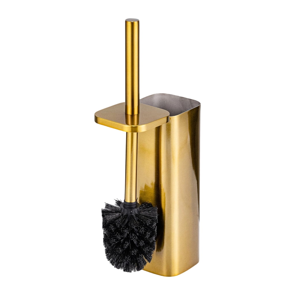 Soft Bristles Toilet Brush & Holder Bathroom Toilet Bowl Brush Easily to Clean